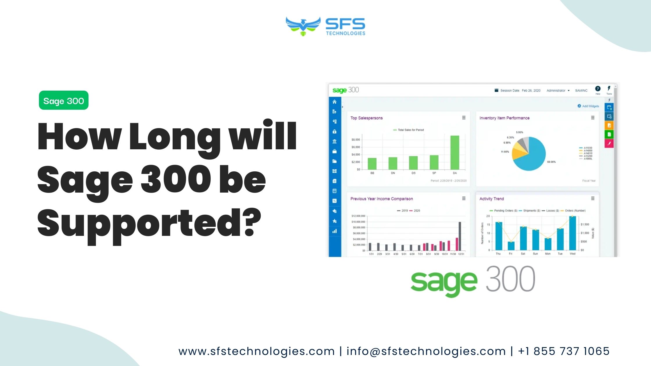 how long will Sage 300 be supported